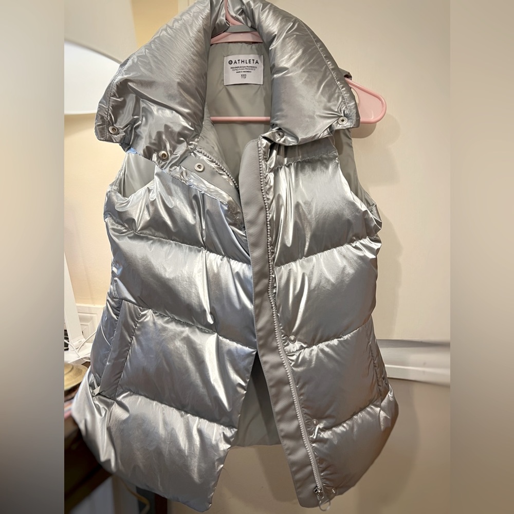 silver vest